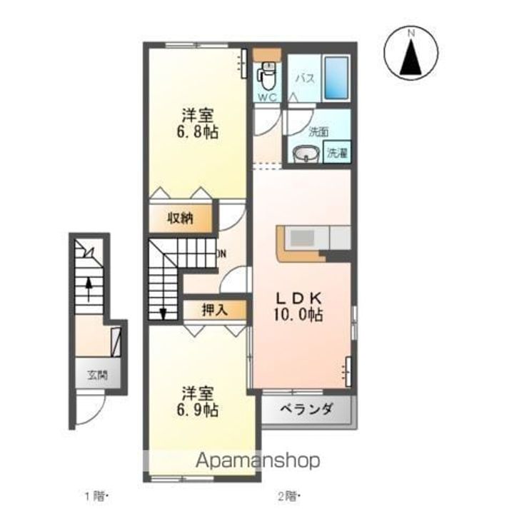 シーズンワンAの間取り