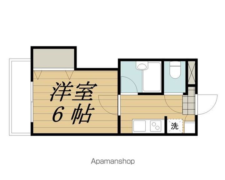 スペースアークヒル205の間取り