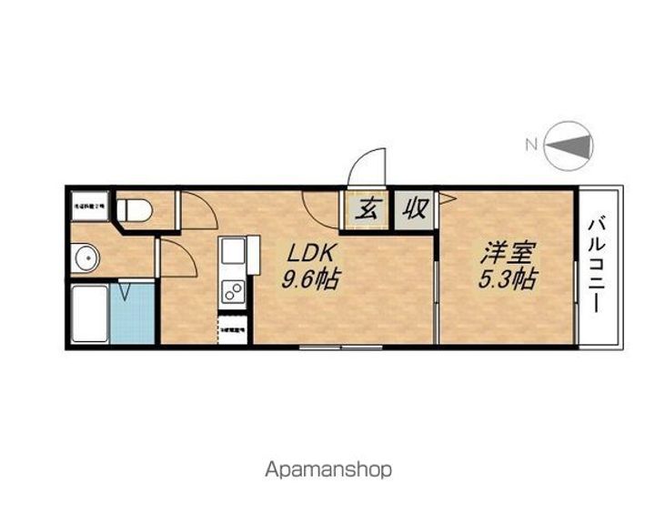 セレーノA棟Bの間取り