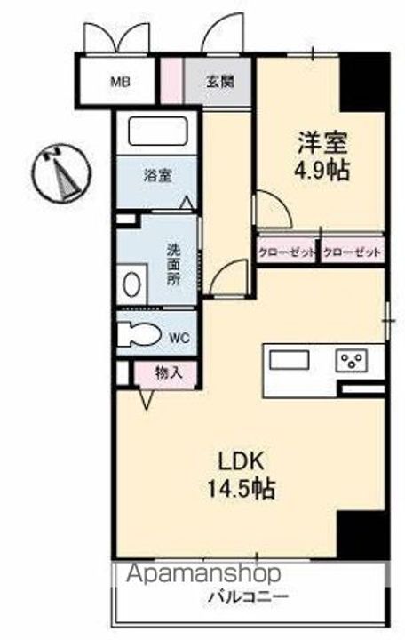 Urban Vista 中央町の間取り