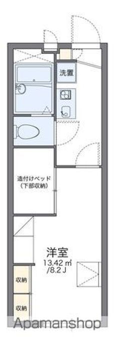 レオパレスプレミール児島の間取り