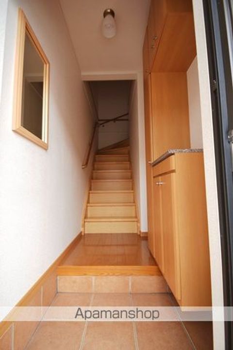 熊本県八代市中北町の賃貸アパートの玄関