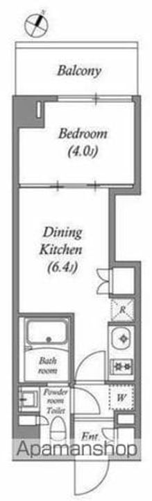 ラクレイス横濱関内の間取り