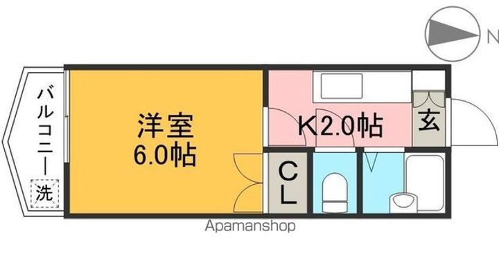 スカイプラザ新田の間取り