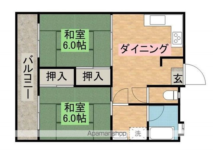 中白川ビルの間取り