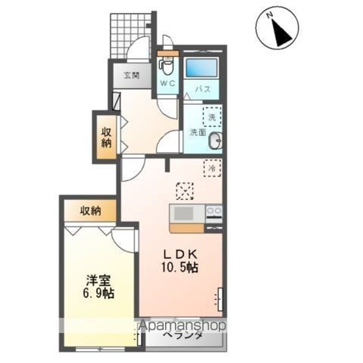 メゾンきたたかたの間取り