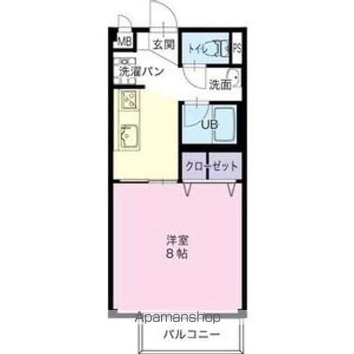 SURPLUSガーデンパレスの間取り