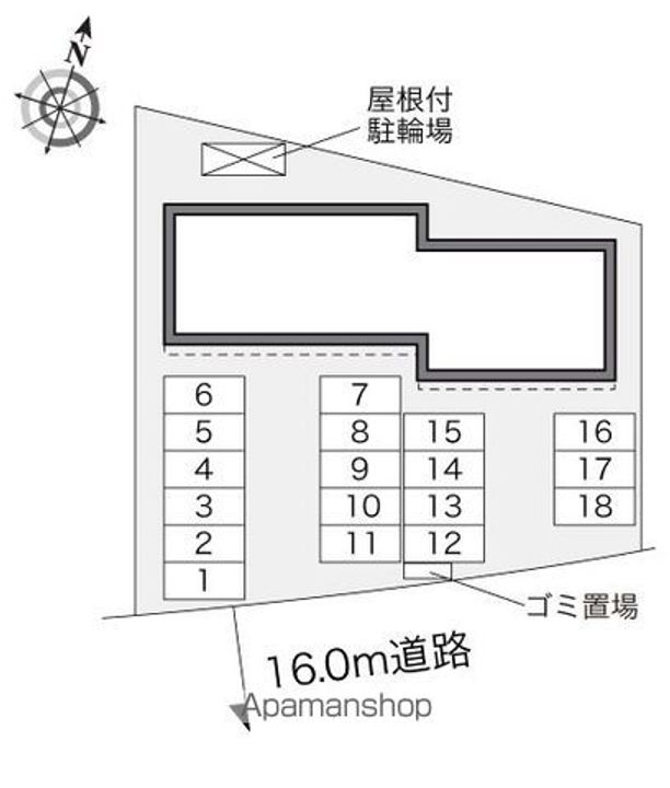 愛知県一宮市伝法寺3丁目の賃貸アパート205のその他画像