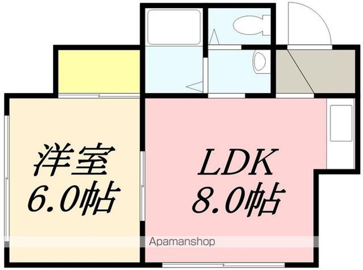 ヴィラコート美原202の間取り