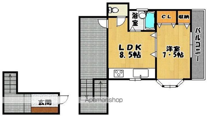 中本マンションの間取り