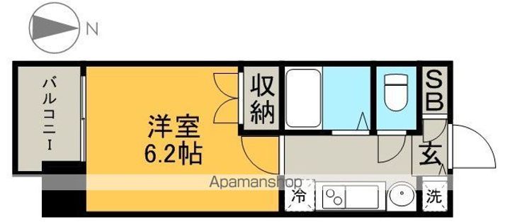 パルティール城西の間取り