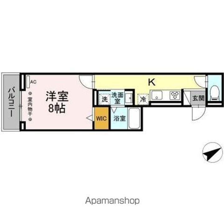 DーROOMエムツーの間取り