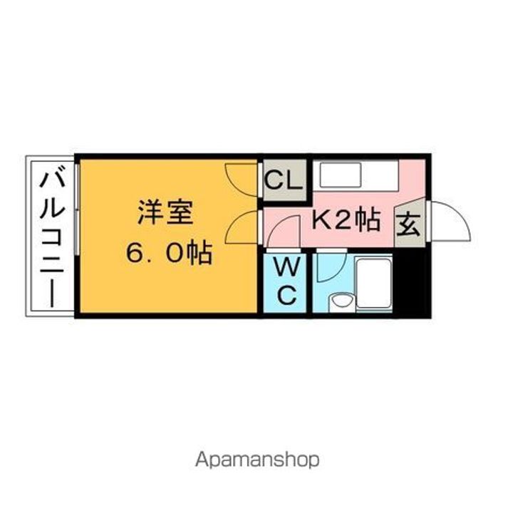 サンフロンティアB203の間取り