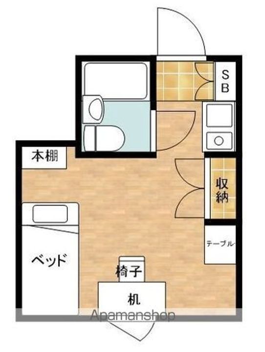 東京都武蔵野市境南町2丁目の賃貸マンションの間取り