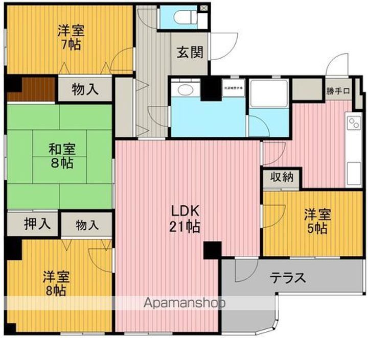ヒルズコート刀根山の間取り