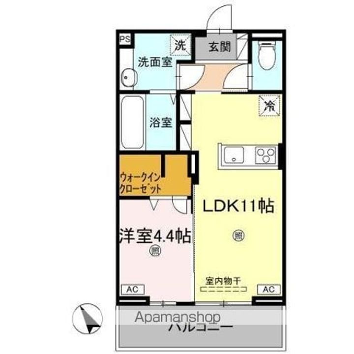 J.リヴェール高松西宝町 C棟の間取り