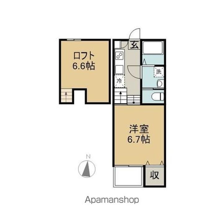 ステラ玉名203の間取り
