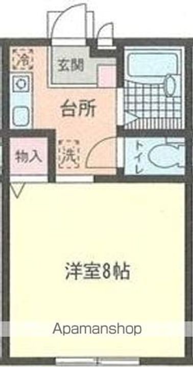 SOLEGIOエス103号室の間取り