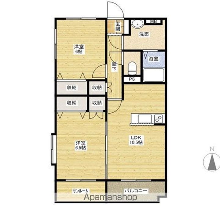 ポンラヴィ201の間取り