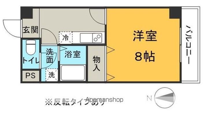 ユニバーサル・シティB6の間取り