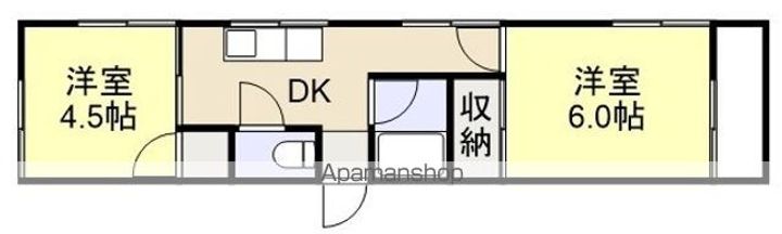 村山ハイツDの間取り