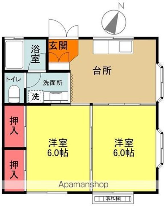 シャトリエⅠ・Ⅱの間取り