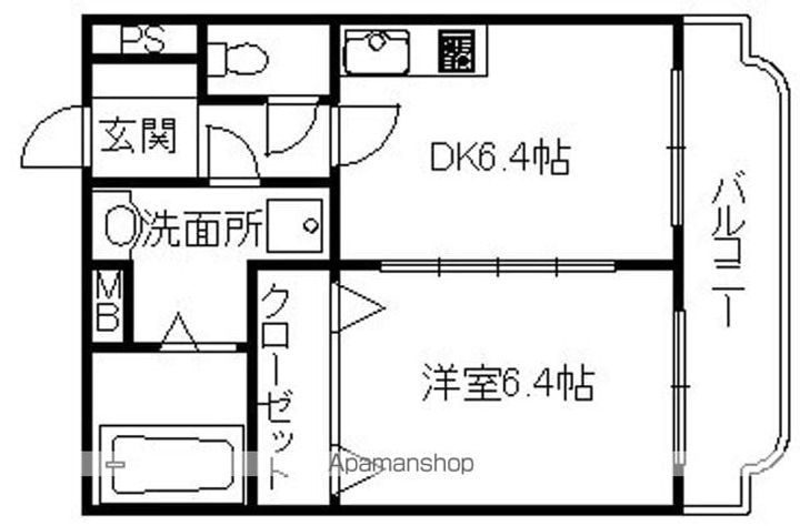 ハピネス初芝の間取り