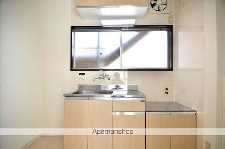 福島県郡山市田村町徳定字下河原の賃貸マンションのキッチン