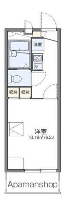 レオパレスINAGAMI103の間取り