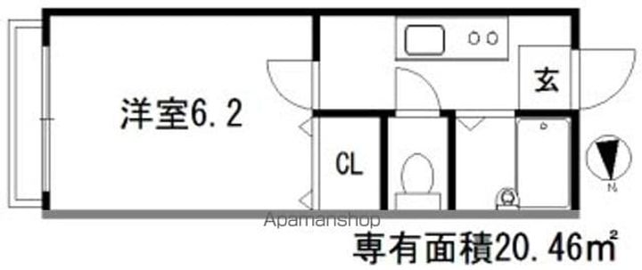 JMテラスⅤ102の間取り