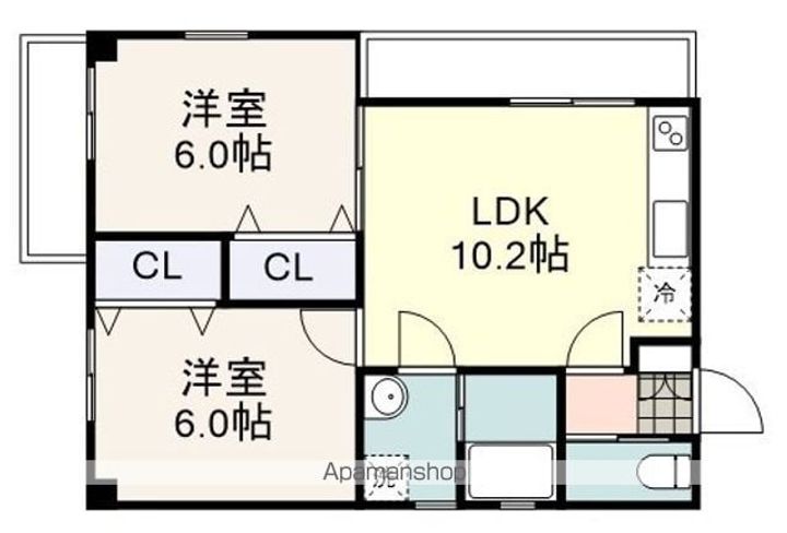 RENACEみずほ102の間取り
