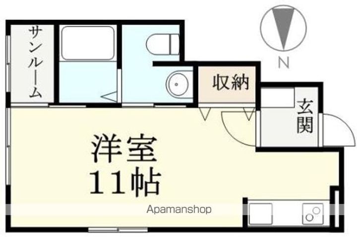 B−ROOM B棟101の間取り