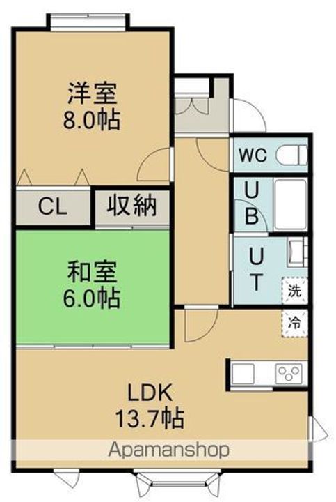 パークヴィレッジK’Sの間取り