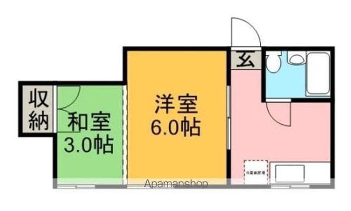 ハイツフリージア105の間取り