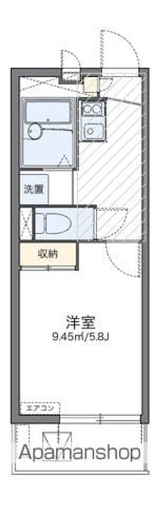 レオパレスオクシムの間取り
