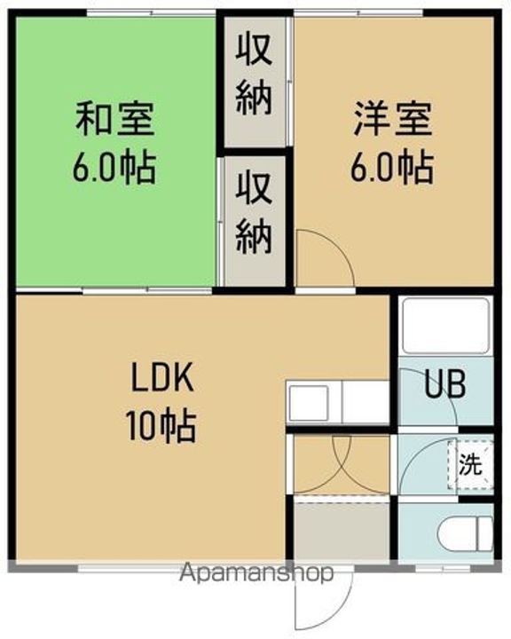 コーポオトBEの間取り
