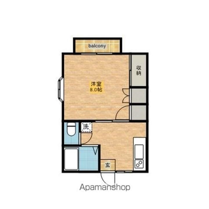 つかさコーポの間取り