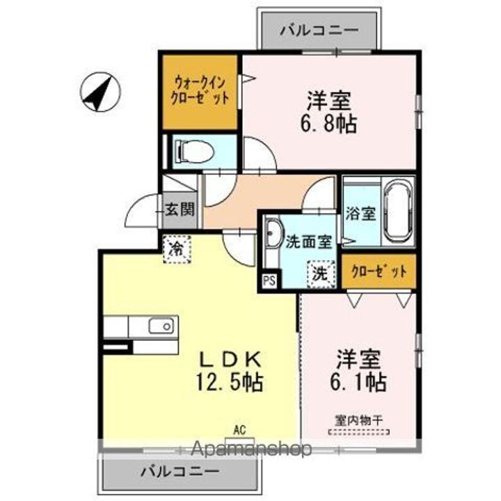 ミリール GOTOの間取り