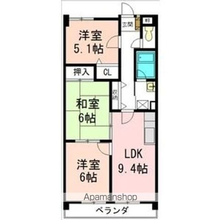 エスポワール丸新の間取り