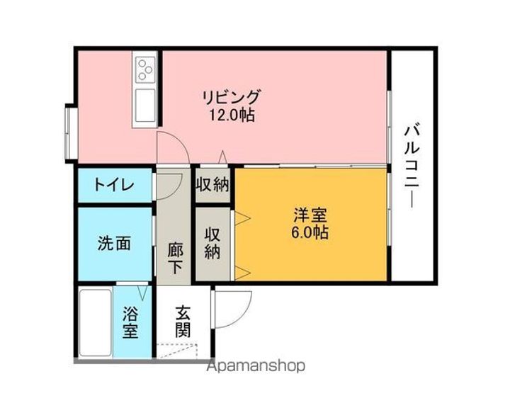 フローラルコートA201の間取り