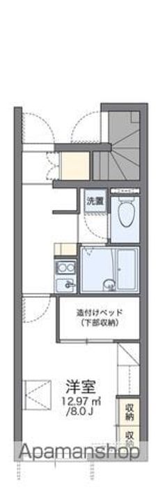 レオパレスエクセル林泉寺 弐103の間取り