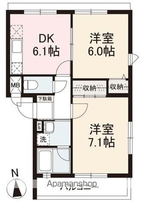 サンロベリア302の間取り