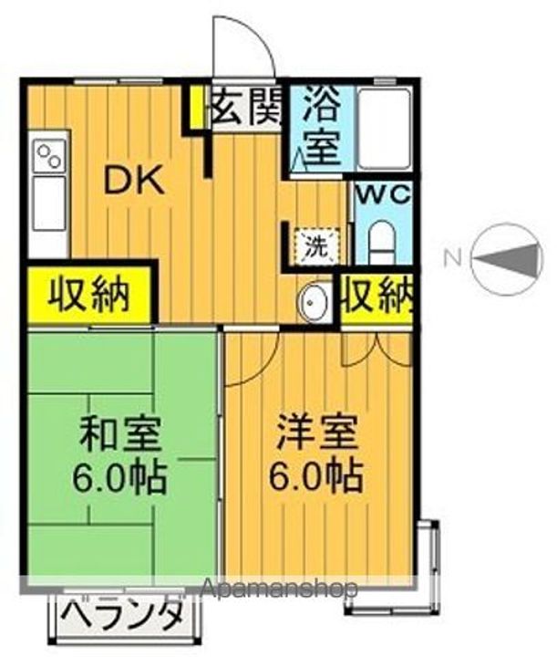 エスポワールⅡの間取り