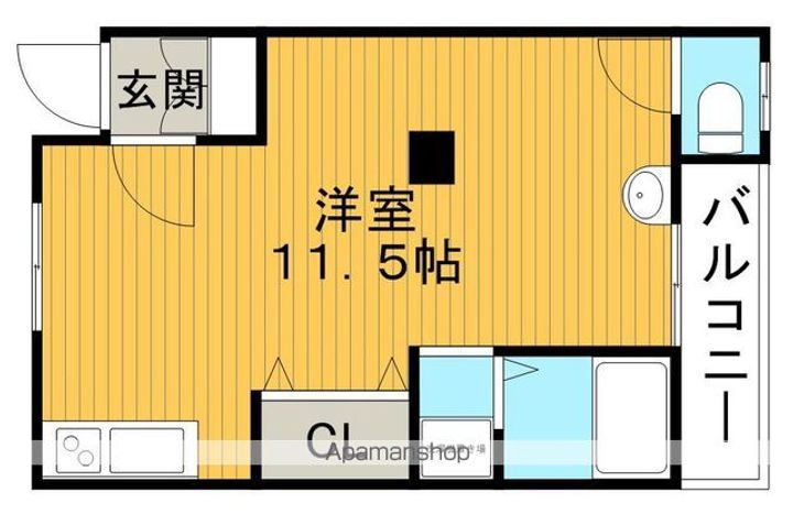 伊丹空港ルームの間取り