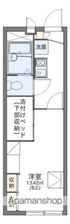 レオパレスシグマS201の間取り
