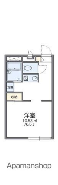 レオパレス野溝105の間取り