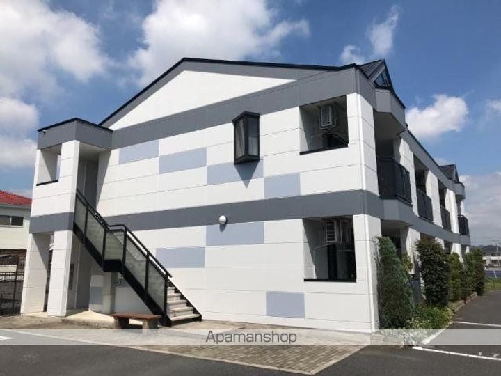栃木県佐野市高萩町の賃貸アパートの外観