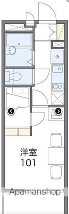 レオパレスFUKASION五香の間取り