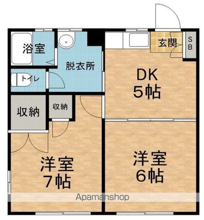 ハイツ中島102の間取り