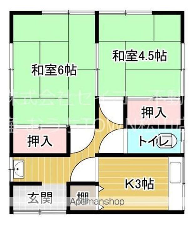 小栗5丁目アパートの間取り
